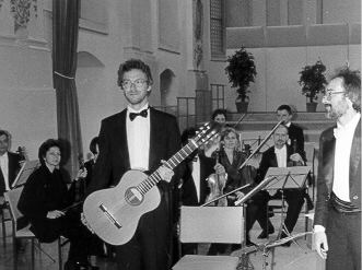 Konzert als Solist mit Orchester im Jahr 2000